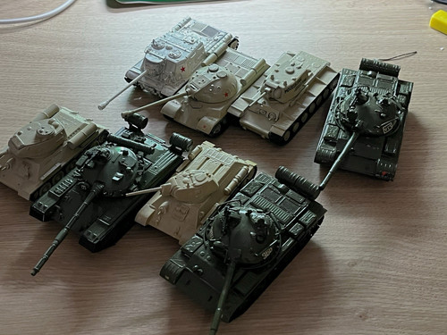 Vintage soviet tank - vintage, 1/72