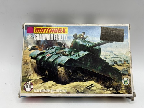 Matchbox sherman firefly tank - matchbox,
